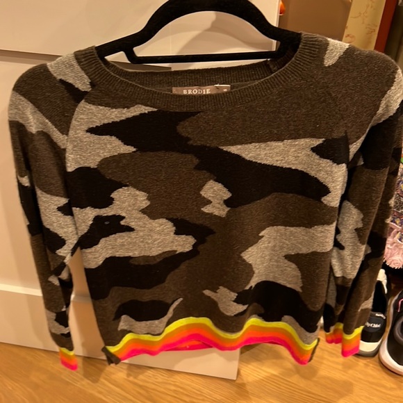 Pull Femme Avec Imprimé Fille, Taille S, Marque Camilla, Coupe Zippée Intégrale